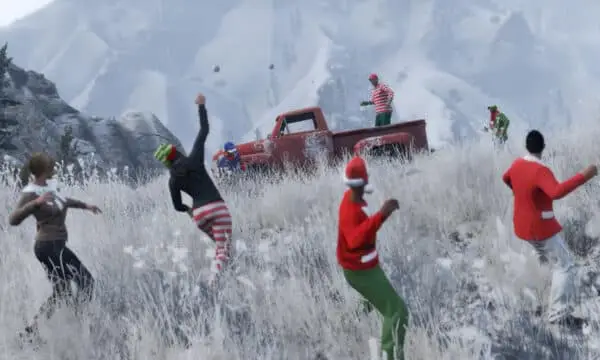 Śnieg w GTA Online 2014