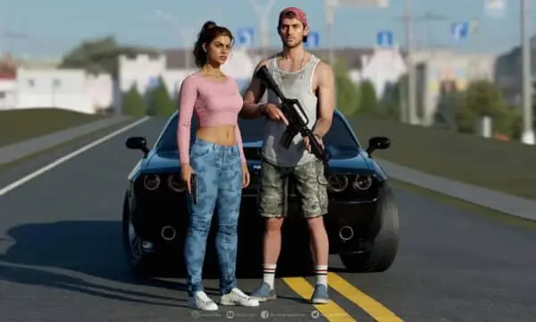 Lucia i Jason z przecieku GTA 6