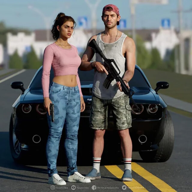 Lucia i Jason z przecieku GTA 6