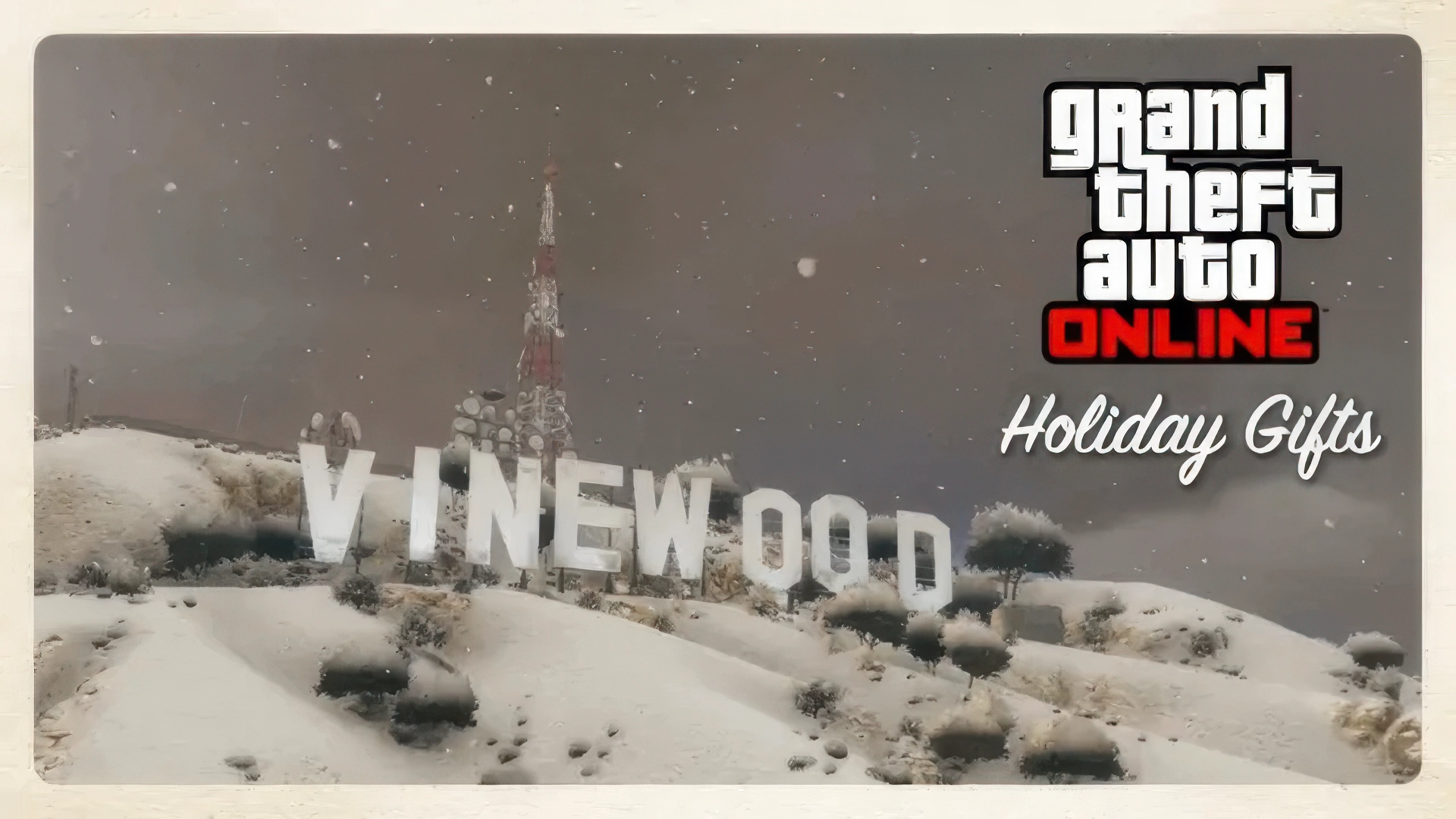 Vinewood pod sniegiem GTA Online 2013