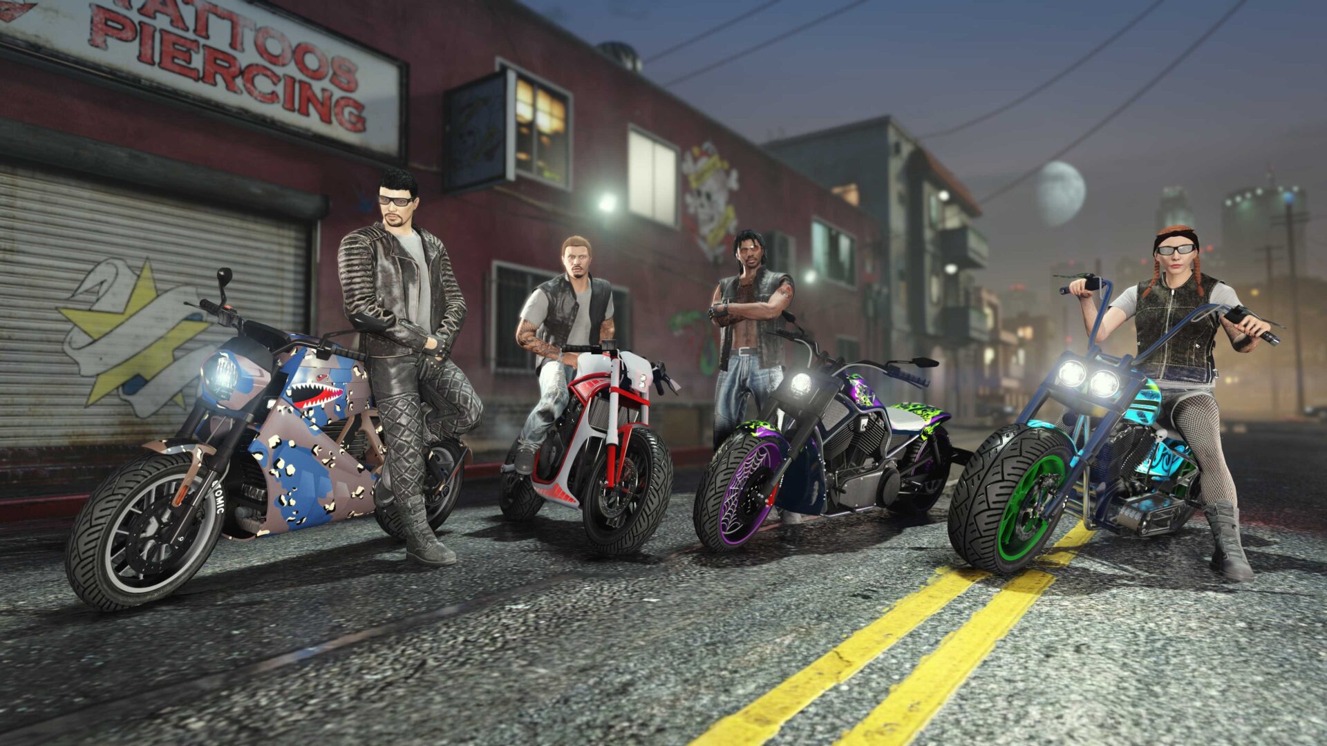 Motocyklisci w GTA Online