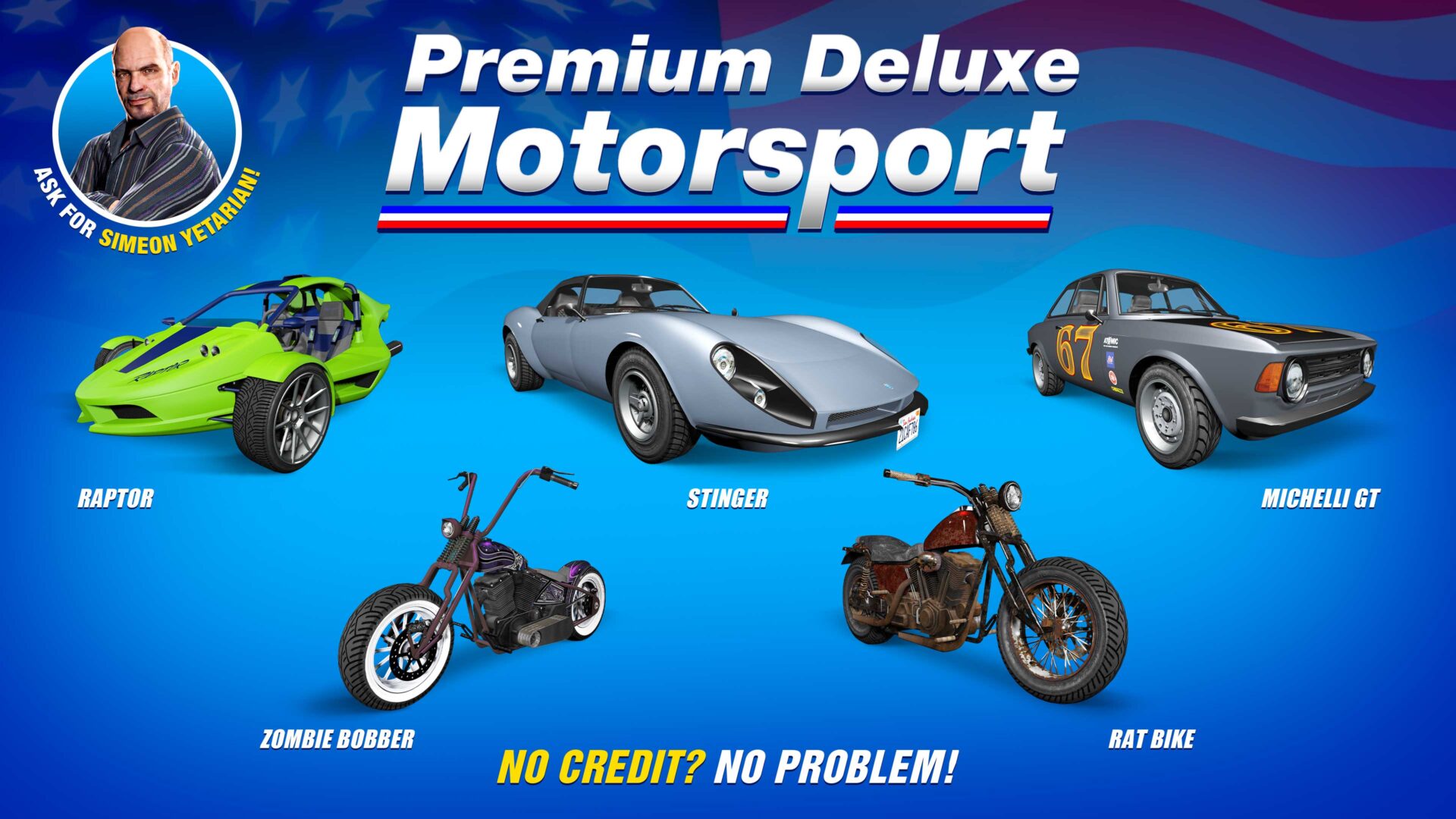 Szczur i inne pojazdy w Premium Deluxe Motorsport