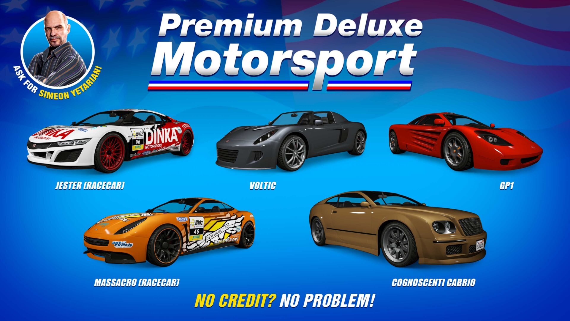 Progen GP1 i inne pojazdy w Premium Deluxe Motorsport