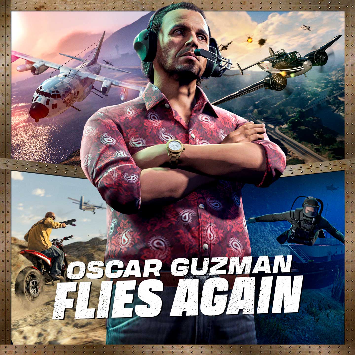 Oscar Guzman znow w przestworzach w GTA Online Oscar Guzman znow w przestworzach w GTA Online