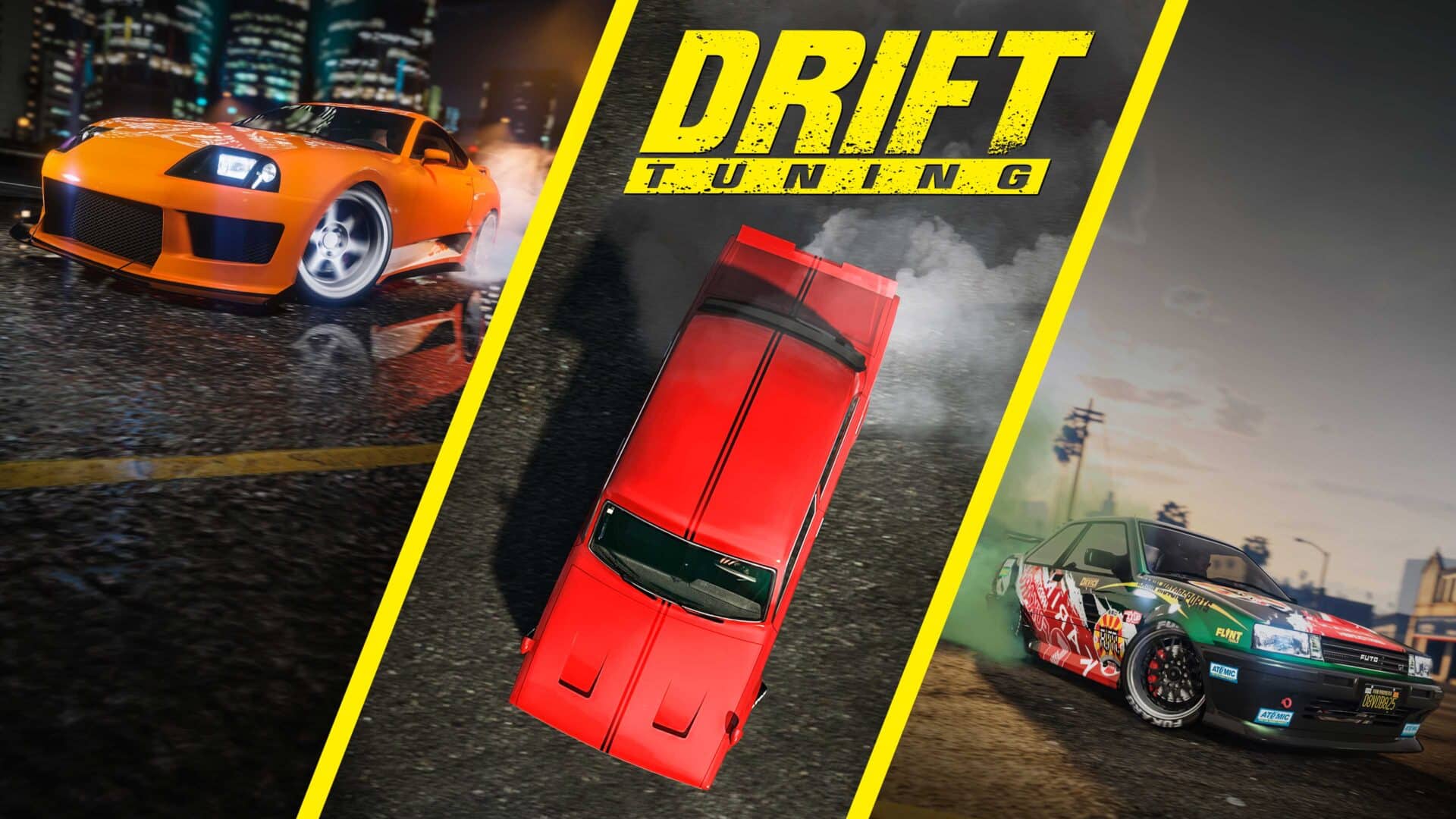 Trzy nowe pojazdy driftowe