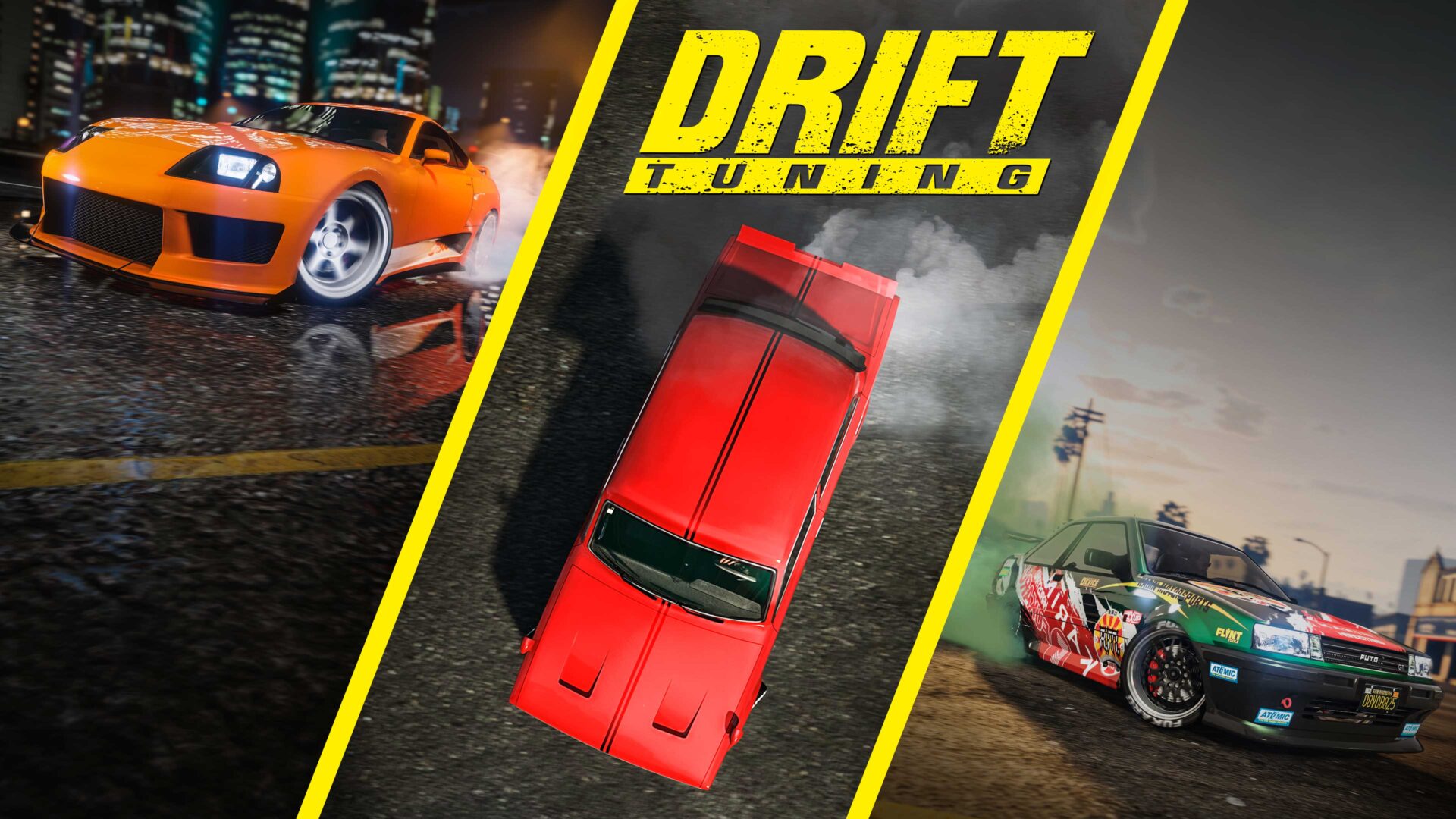 Trzy nowe pojazdy driftowe