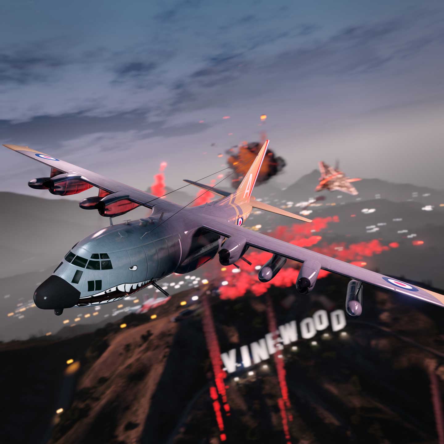 Titan 250 D nad napisem Vinewood