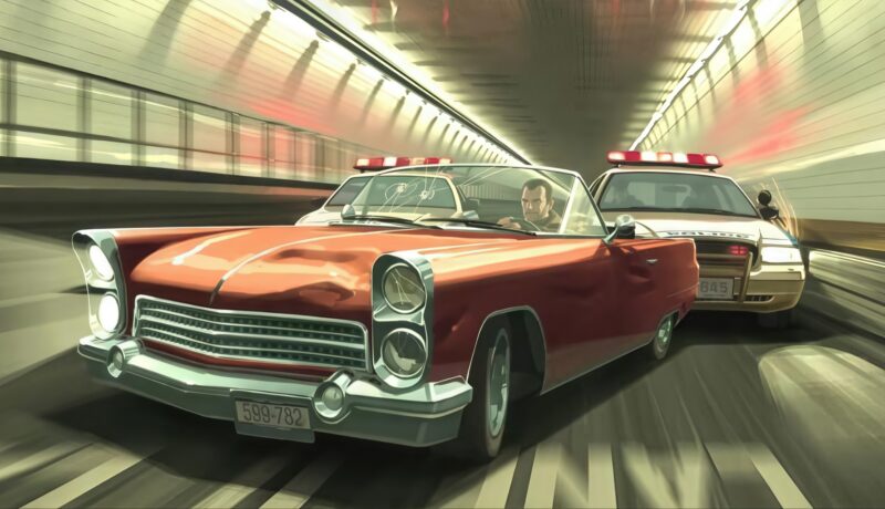 Ucieczka przed policja w GTA 4