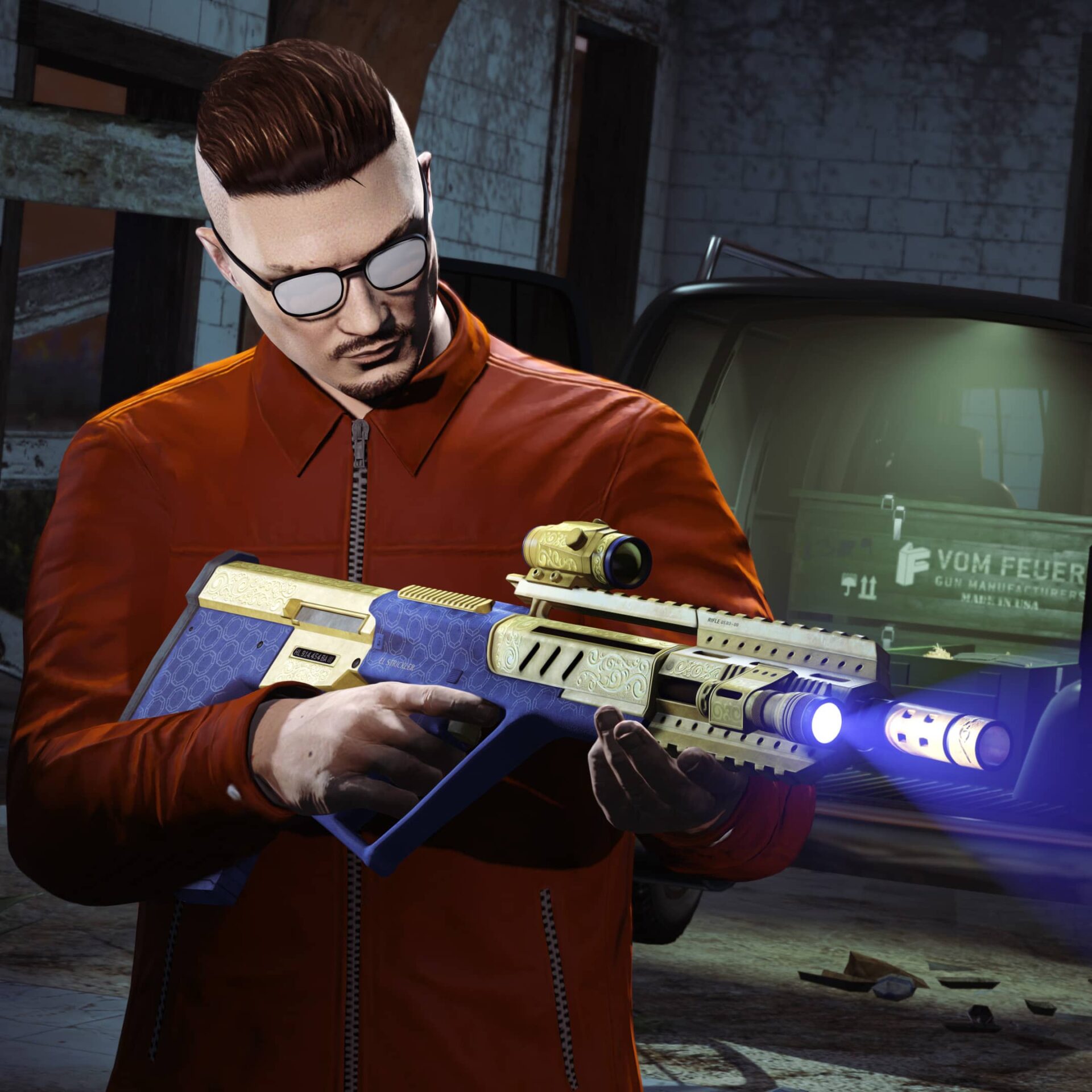 Karabin wojskowy El Strickler w GTA Online