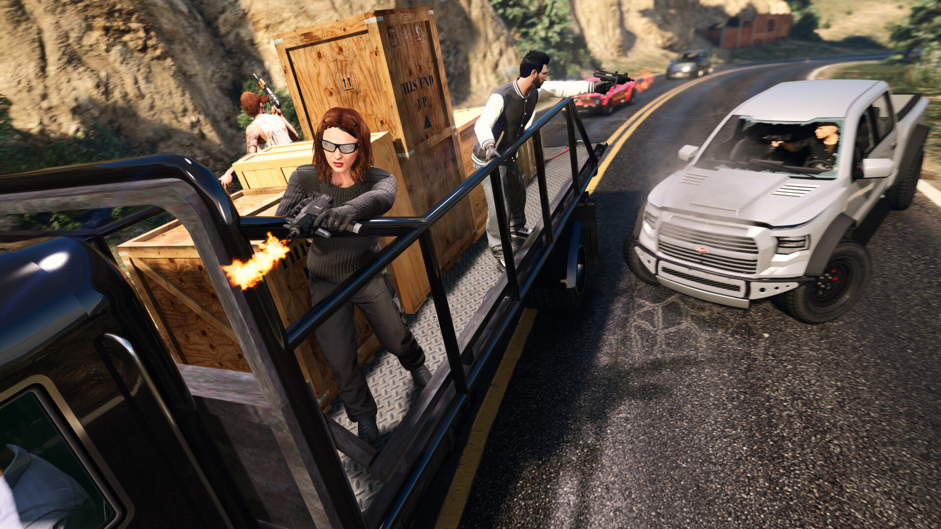 Przewoz nielagalnych towarow w GTA Online