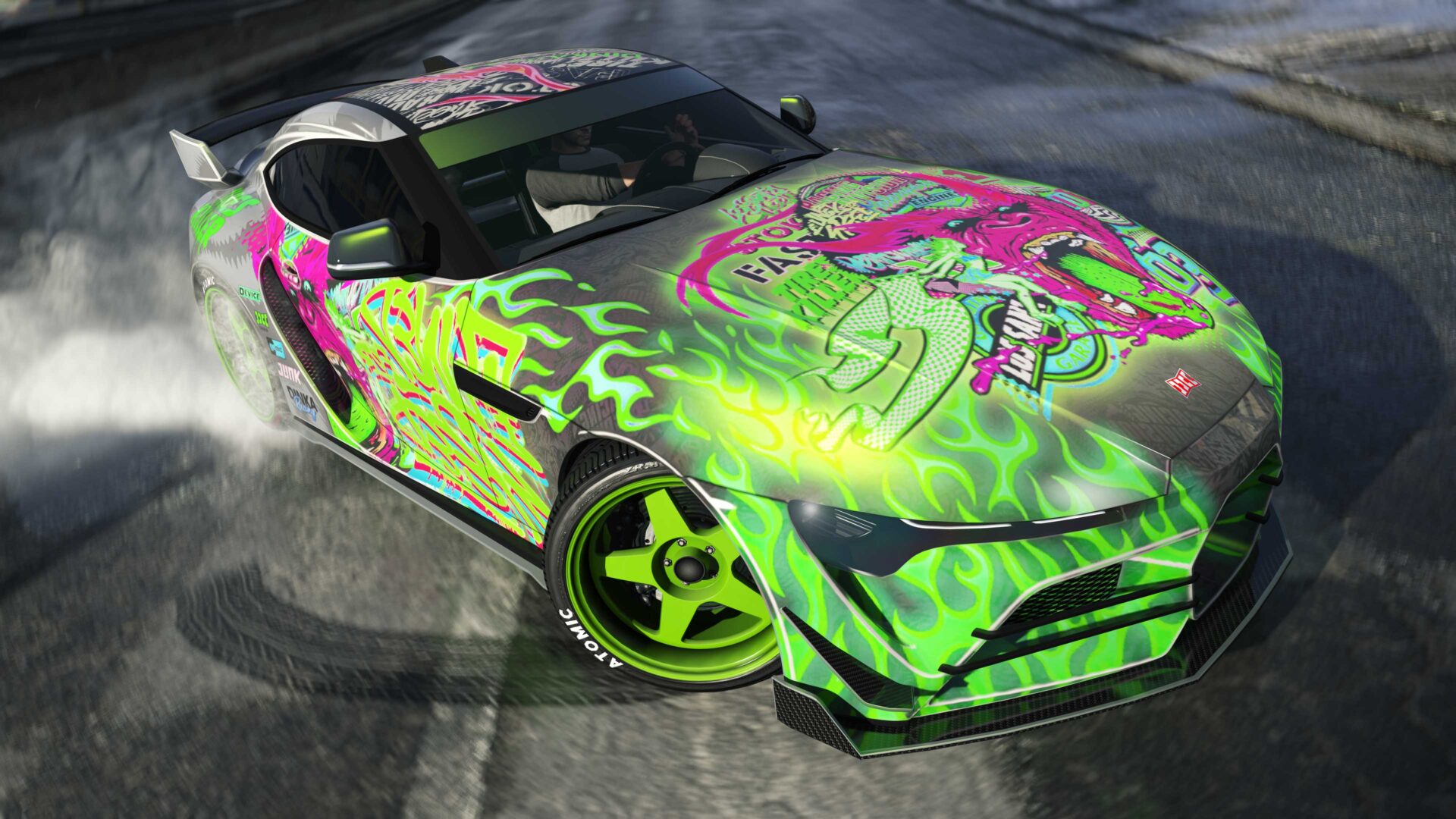 Jester RR z oznaczeniem Zielony driftowy goryl
