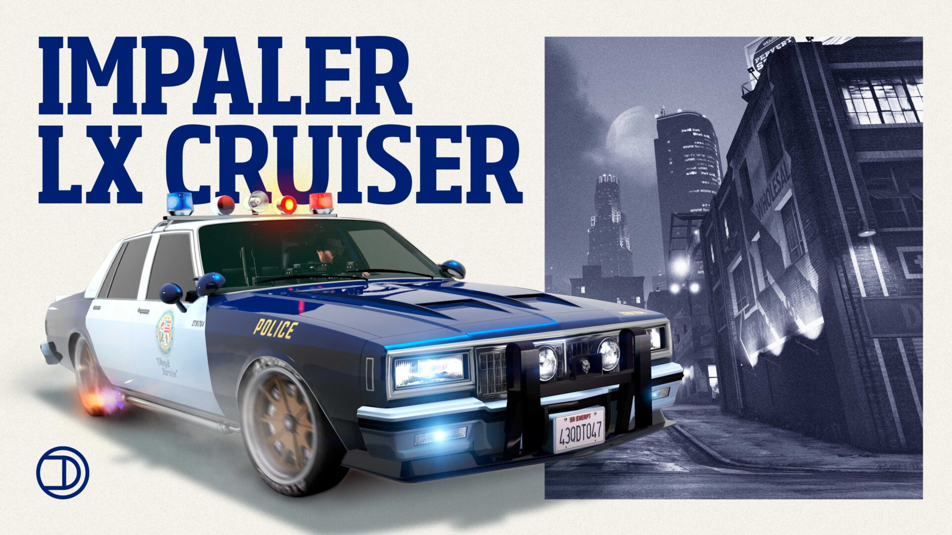 Pojazd policyjny Declasse Impaler LX Cruiser