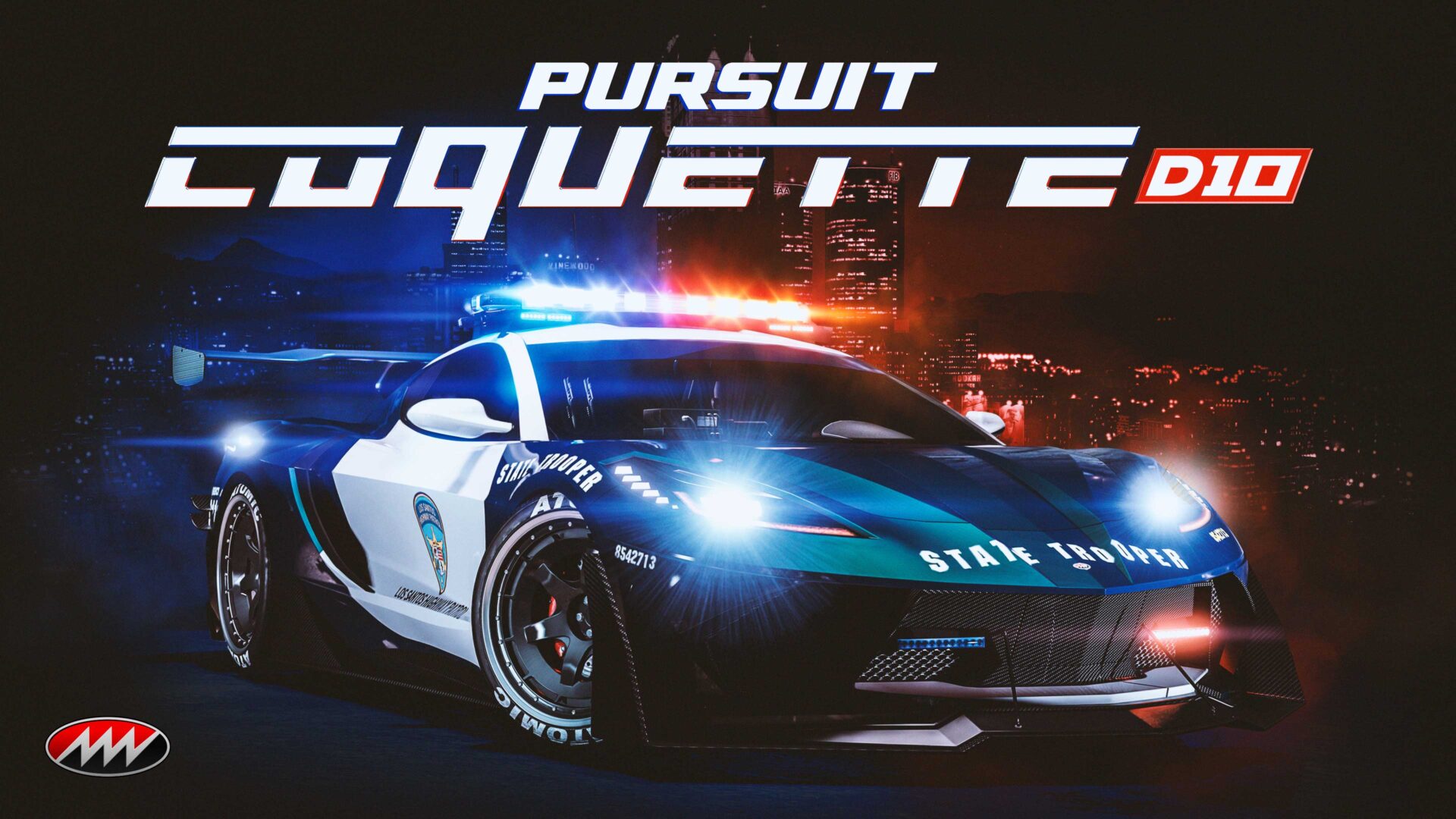 Pojazd policyjny Poscigowy Invetero Coquette D10