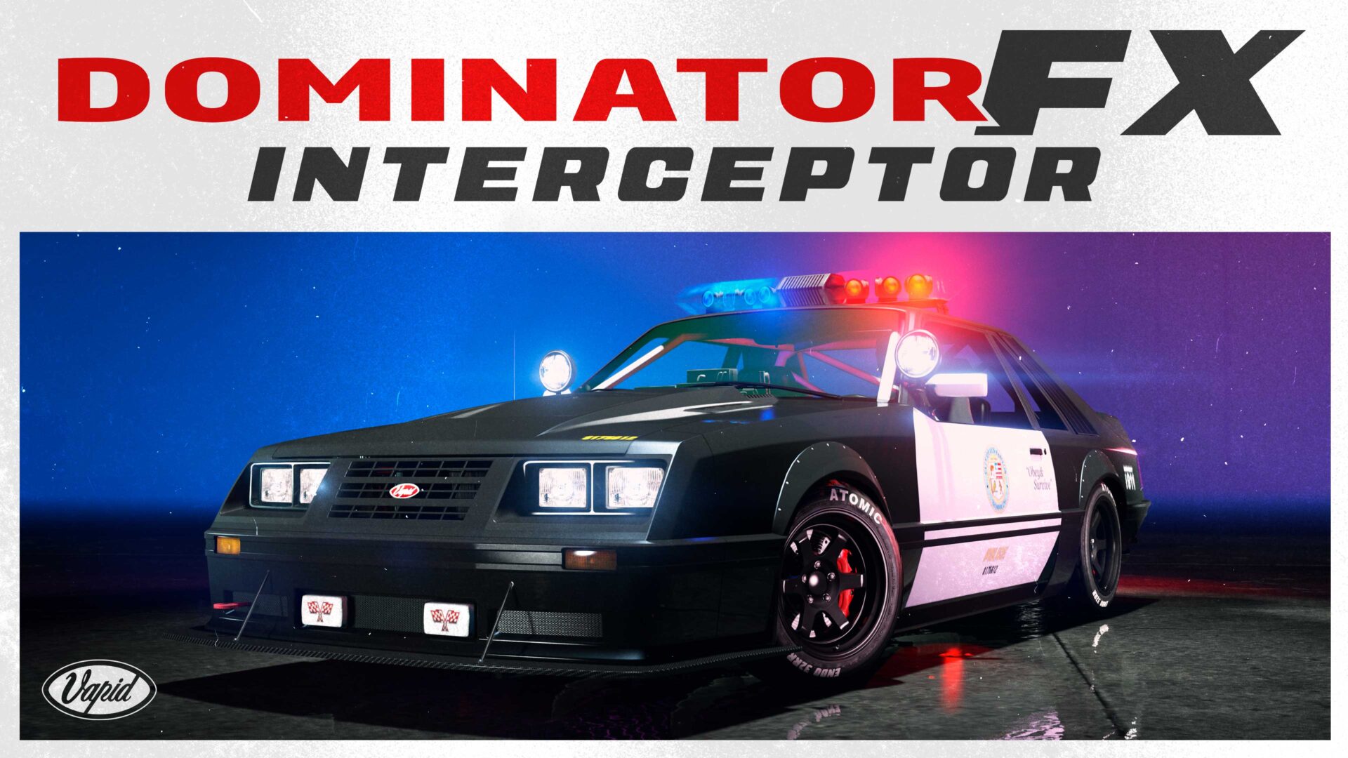Pojazd policyjny Vapid Dominator FX Interceptor