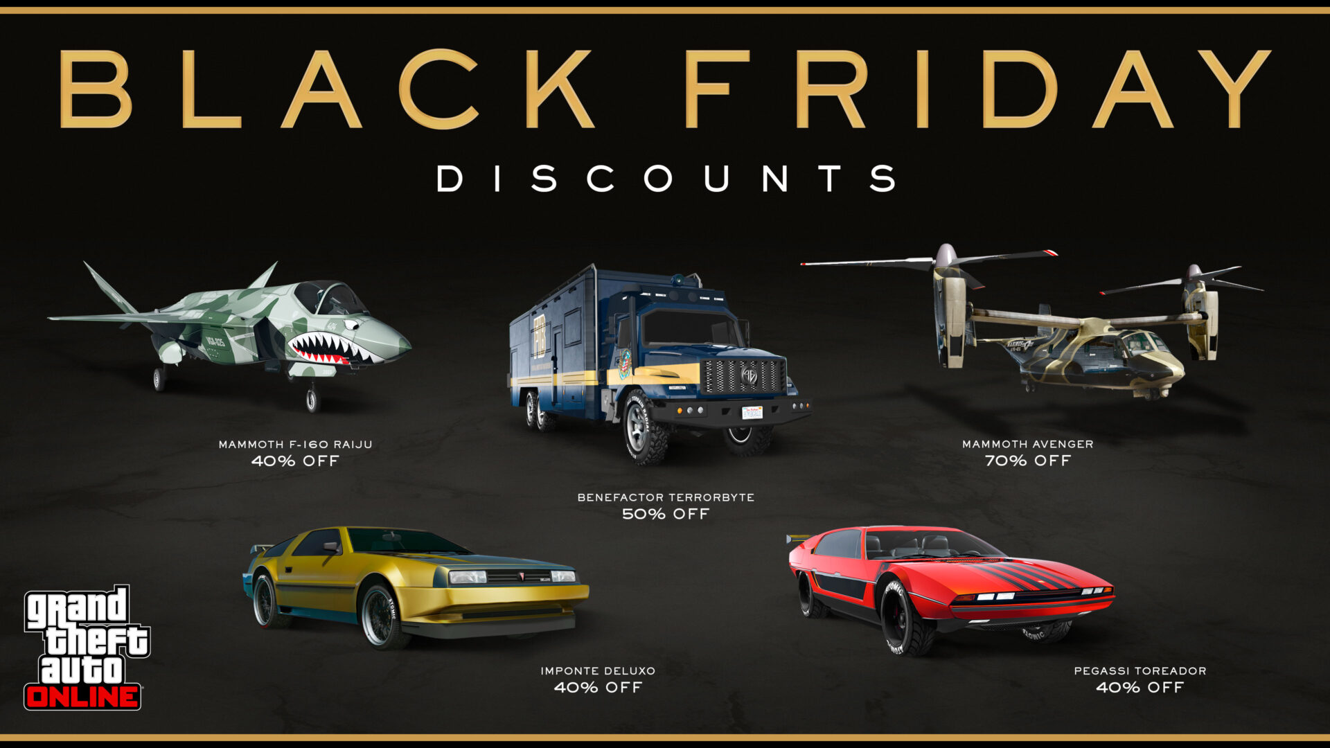 Black Friday w Grand Theft Auto Online