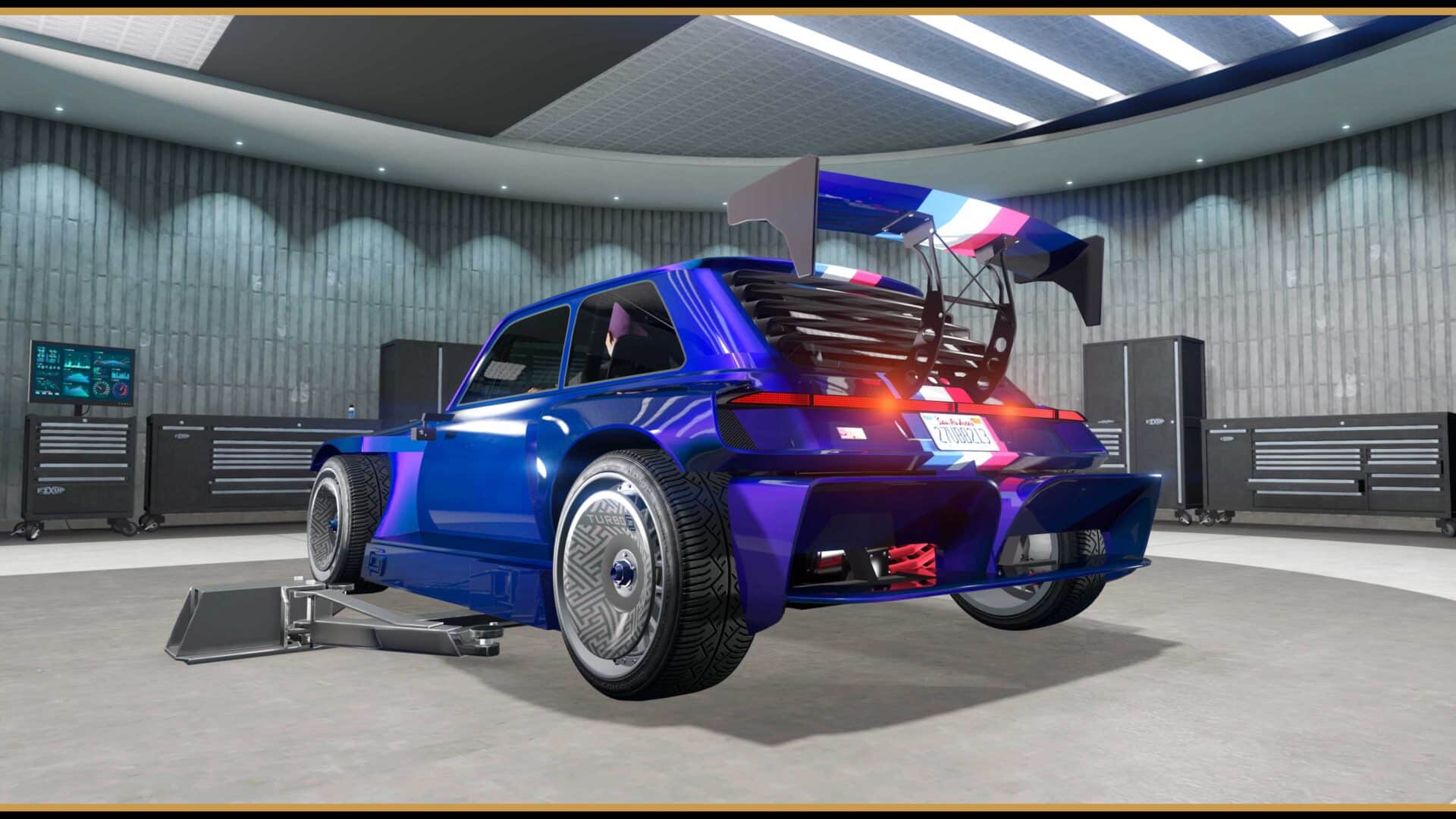 Warsztat pojazdow w rezydencji