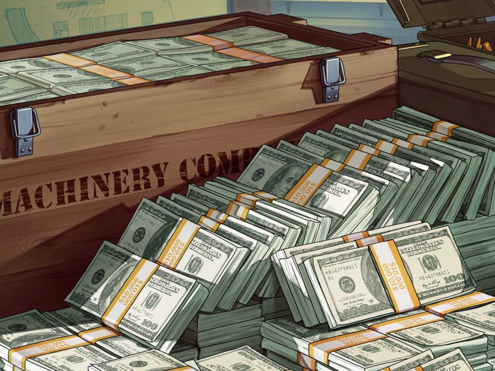 Kasa w skrzyniach GTA Online