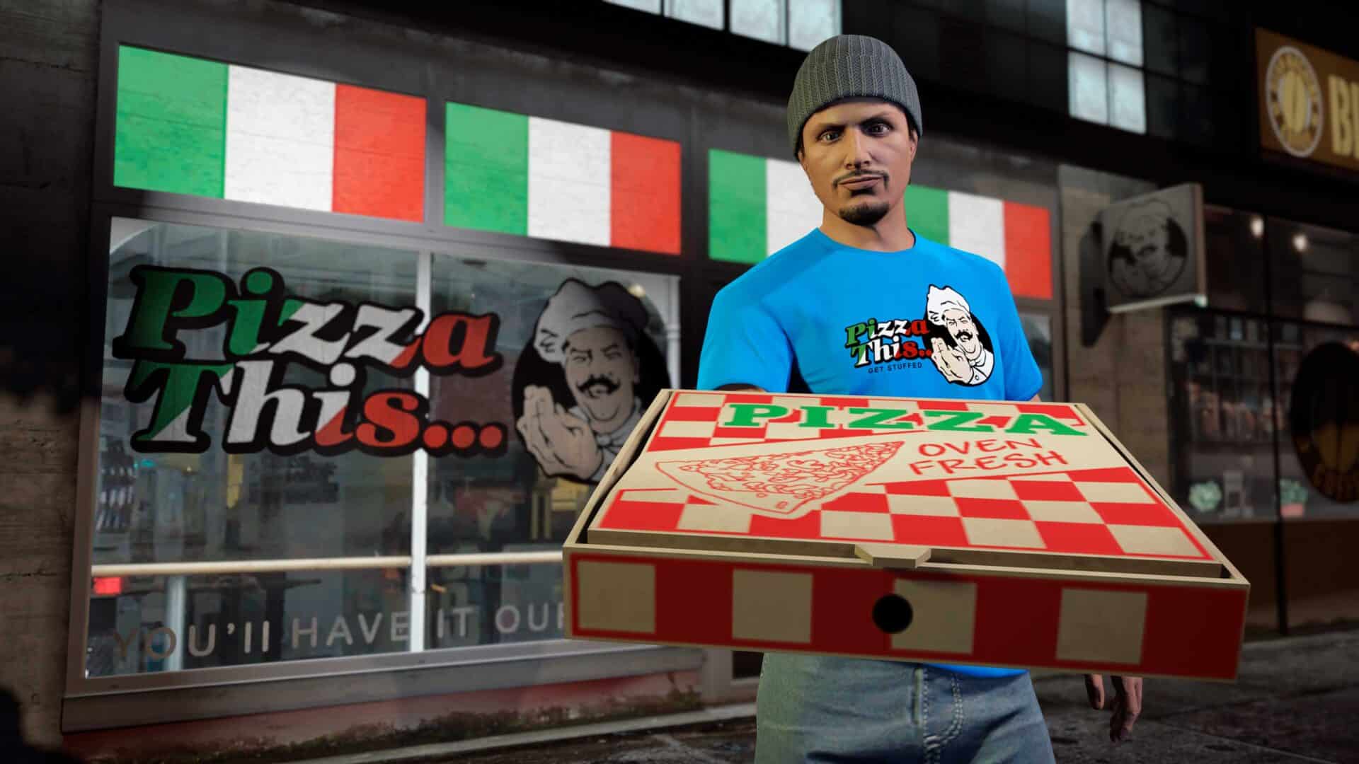 Praca Dostawcy pizzy w GTA Online Praca Dostawcy pizzy w GTA Online