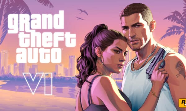 Jason i Lucia z logo GTA VI