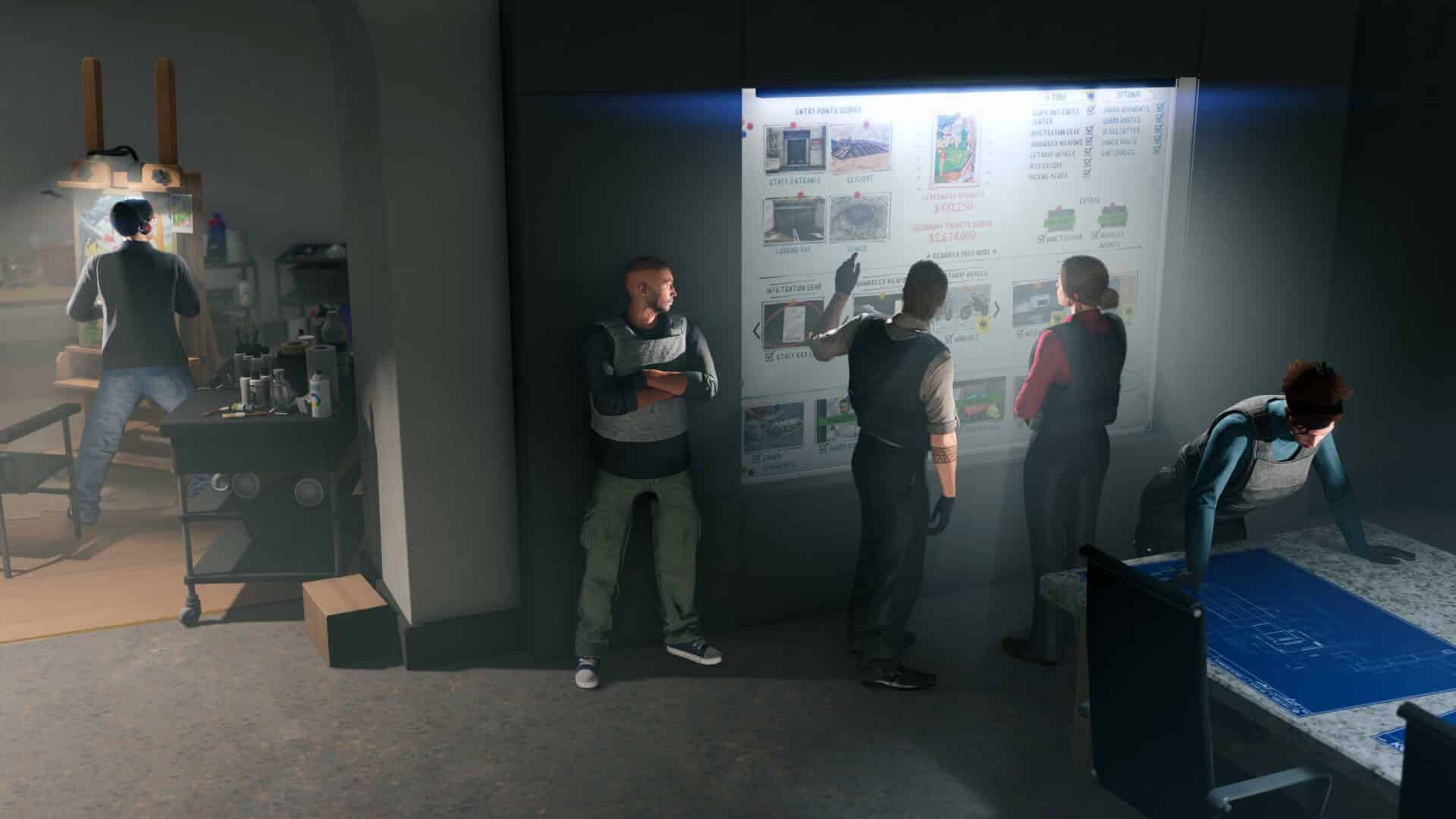 Planowanie napadu na Centrum Kortz