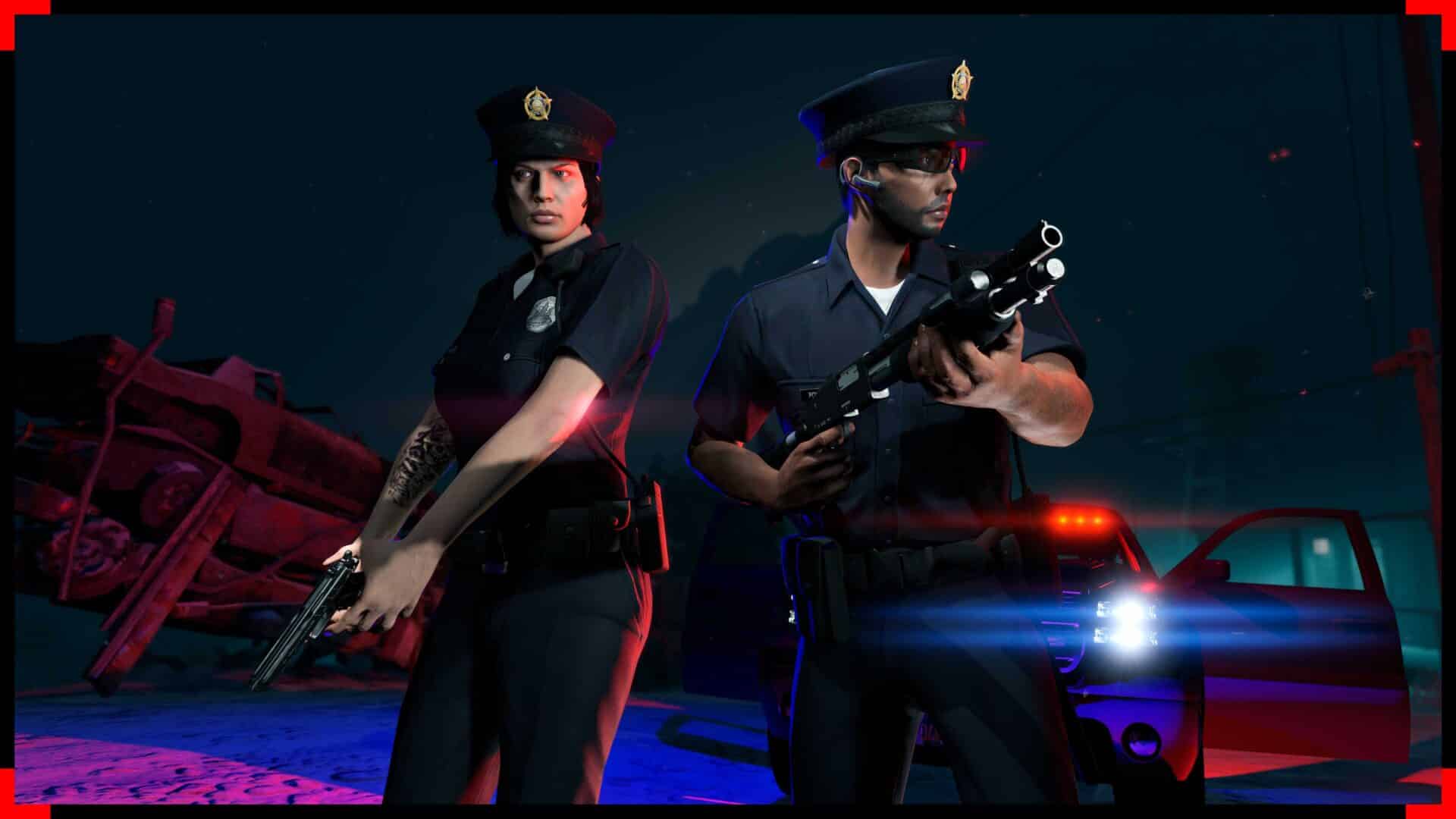 Policjanci w Paleto Bay