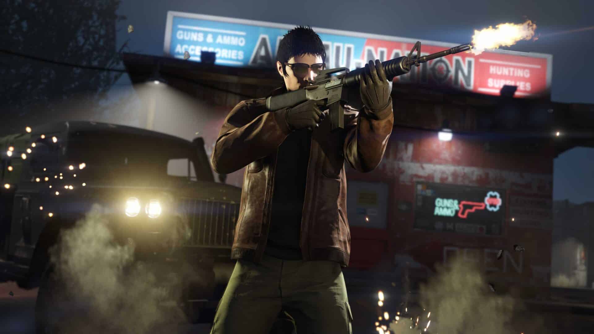 Sprzedaz z Bunkra do Ammu Nation Sprzedaz z Bunkra do Ammu Nation