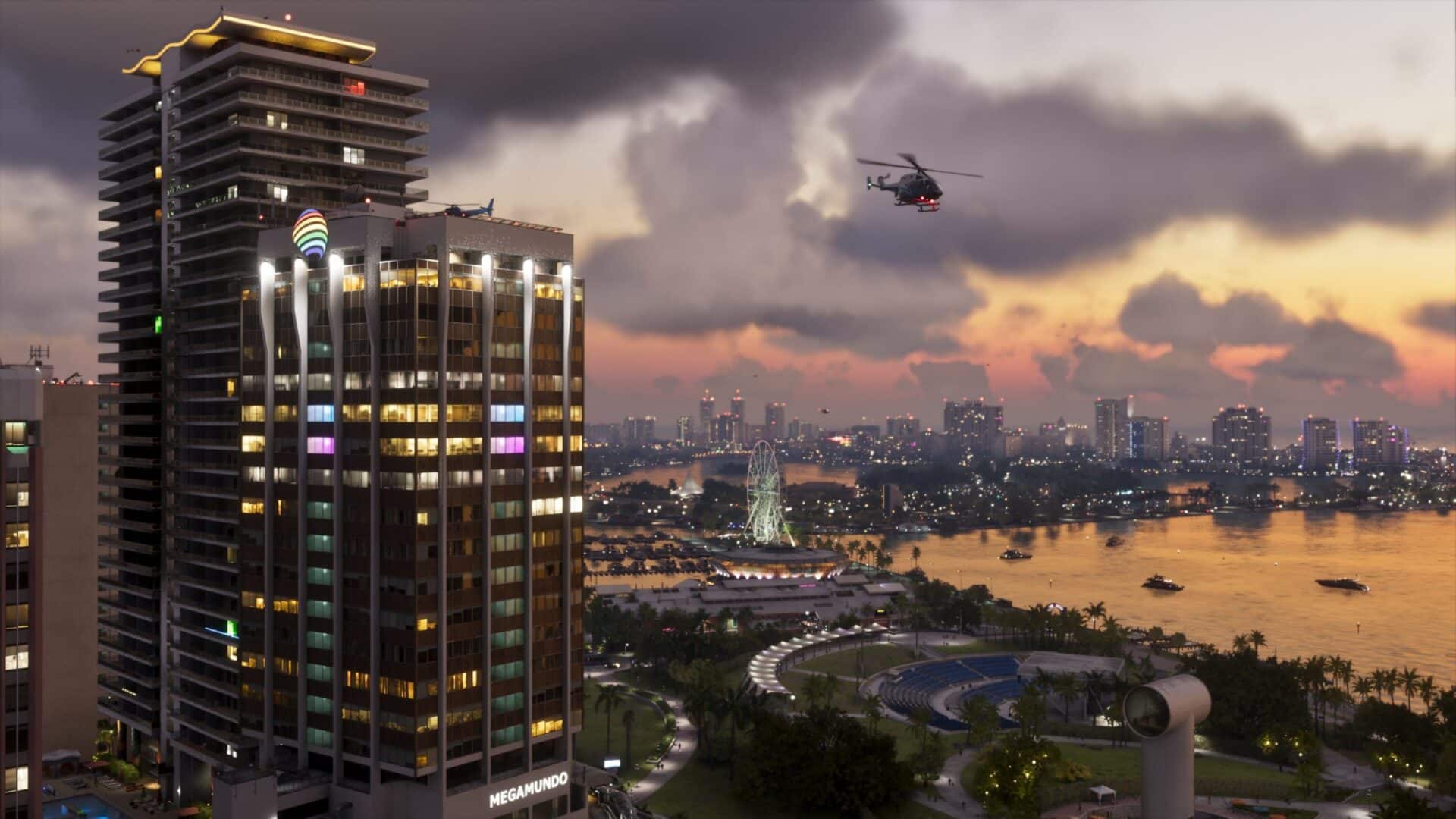Helikopter nad Vice City w GTA 6