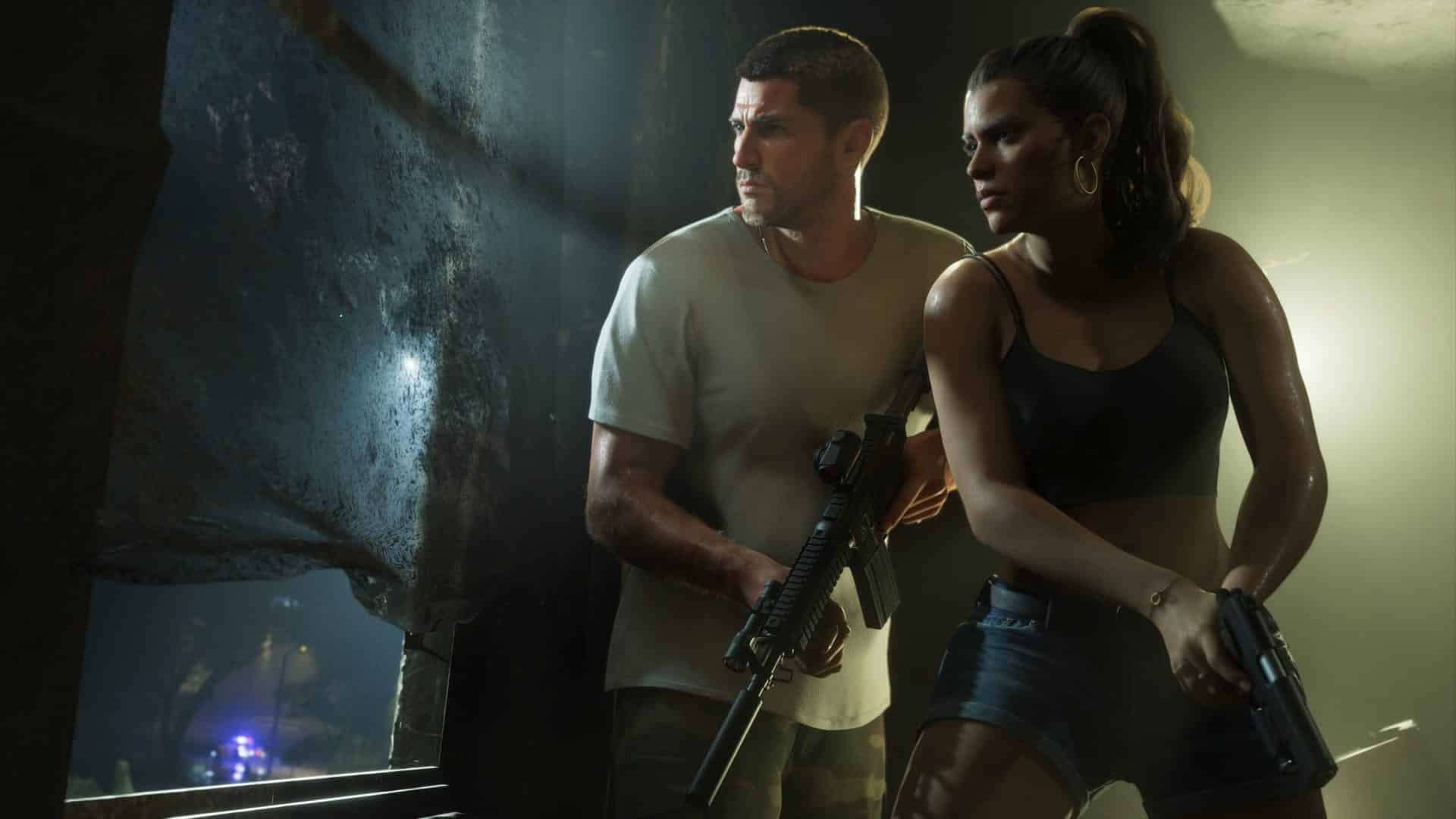 Jason i Lucia podczas ucieczki GTA 6