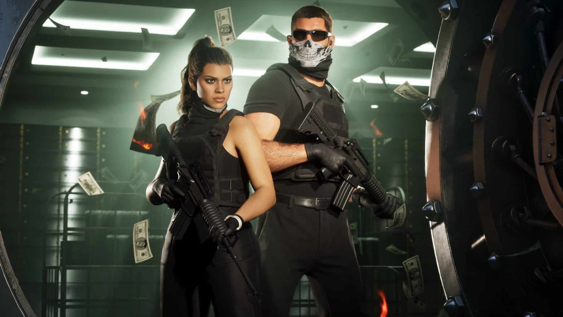 Jason i Lucia w skarbcu GTA 6