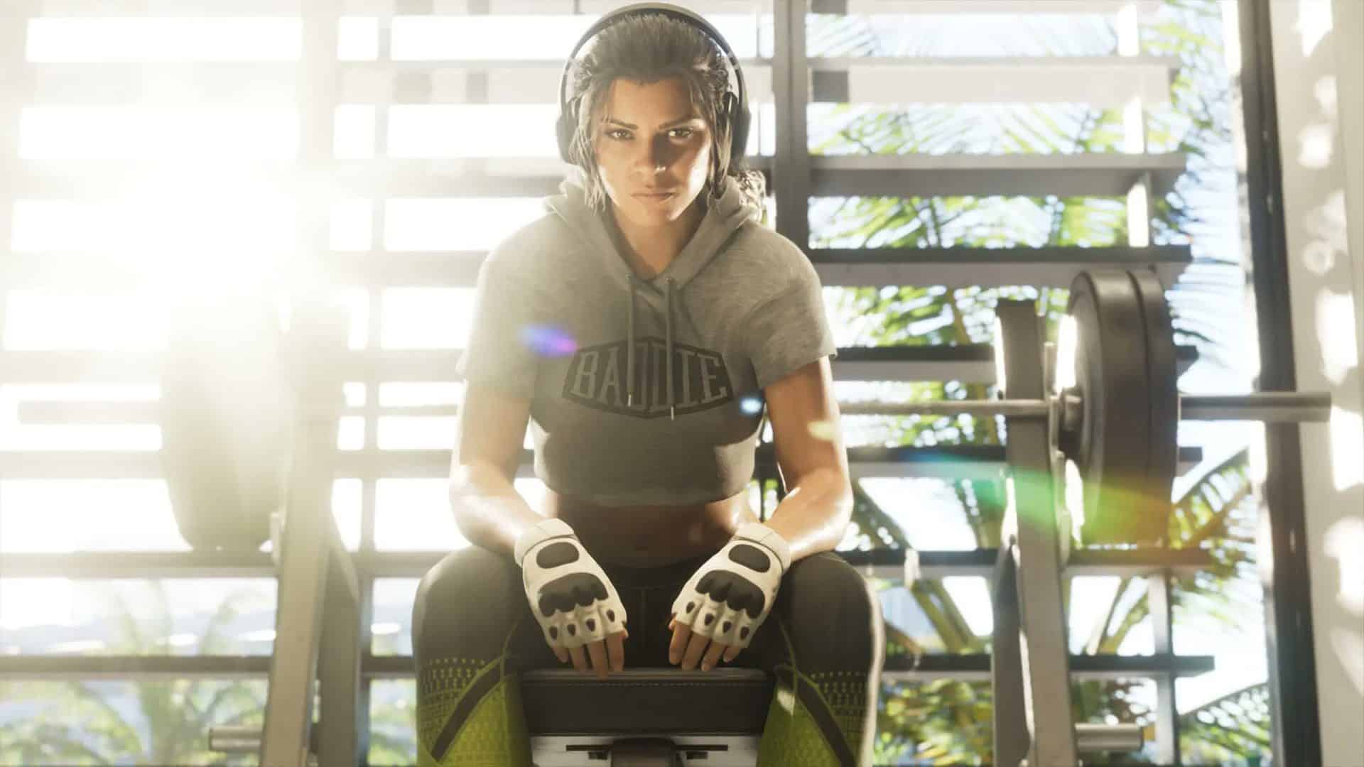 Lucia na silowni GTA 6