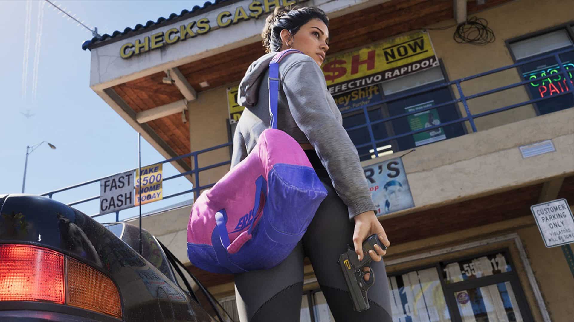 Lucia napada na sklep GTA 6