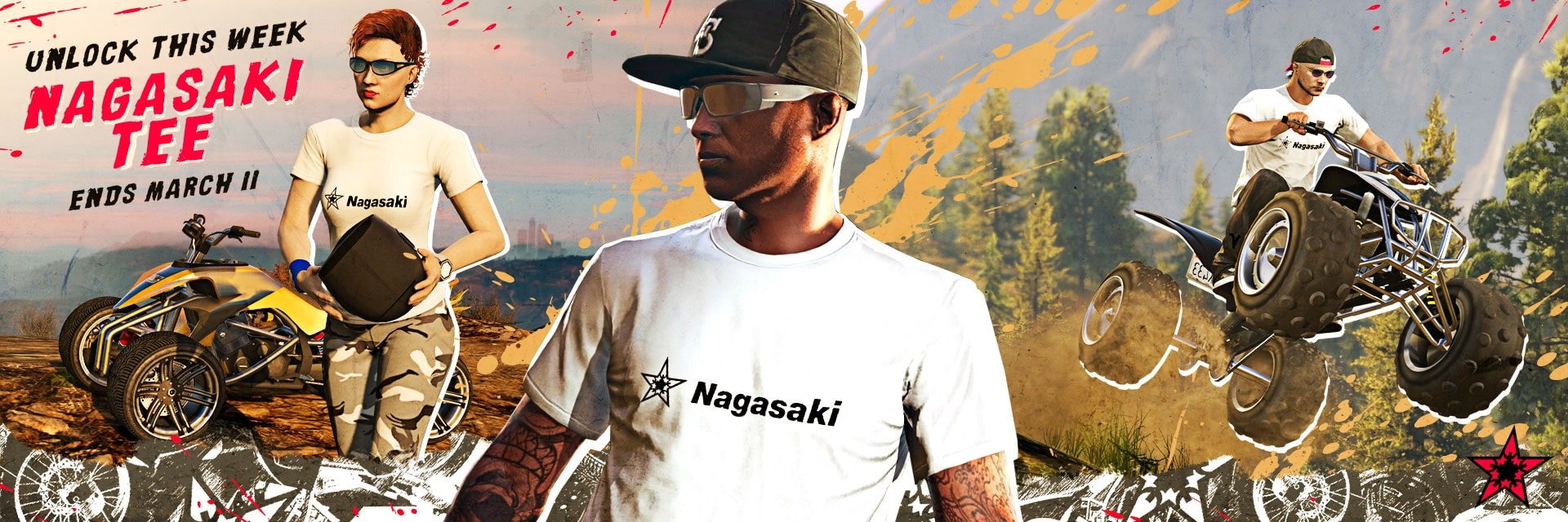 GTA Koszulki z logo Överflöd i Nagasaki GTA Online